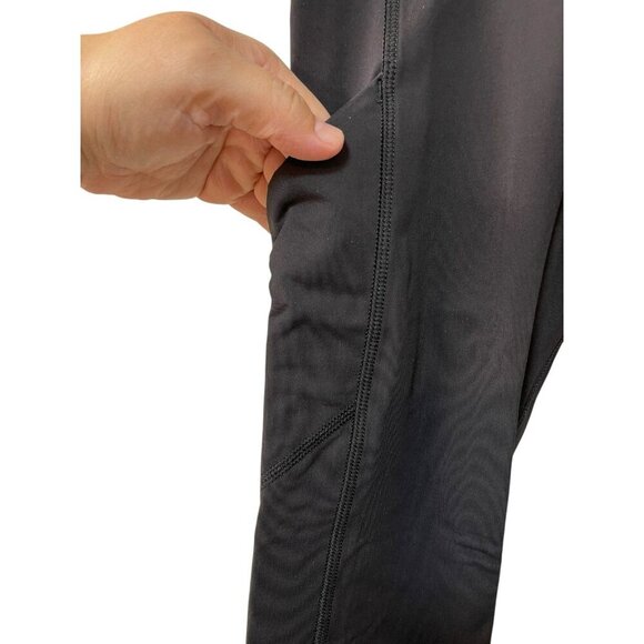 LULULEMON Speed Tight III Ruched Ankle Black Full Pocket Legging Size 4 - Picture 2 of 8